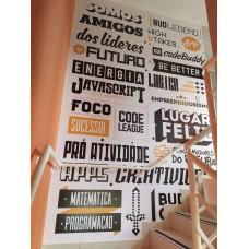 Adesivação Escola Code Design - Compras somente pelo WattsApp 54 99262 4843